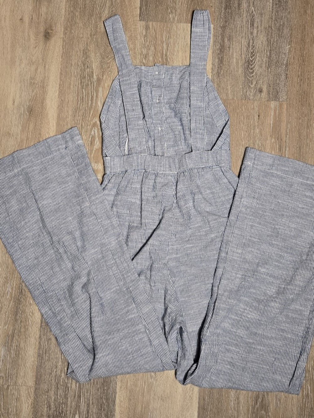 Japna Blue & White Striped Jumpsuit Size S - Picture 3 of 6